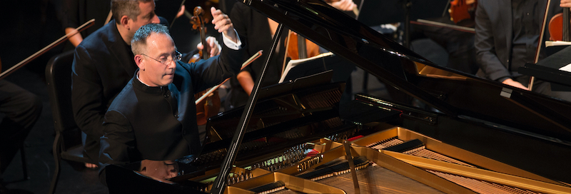 Ben Loeb at piano